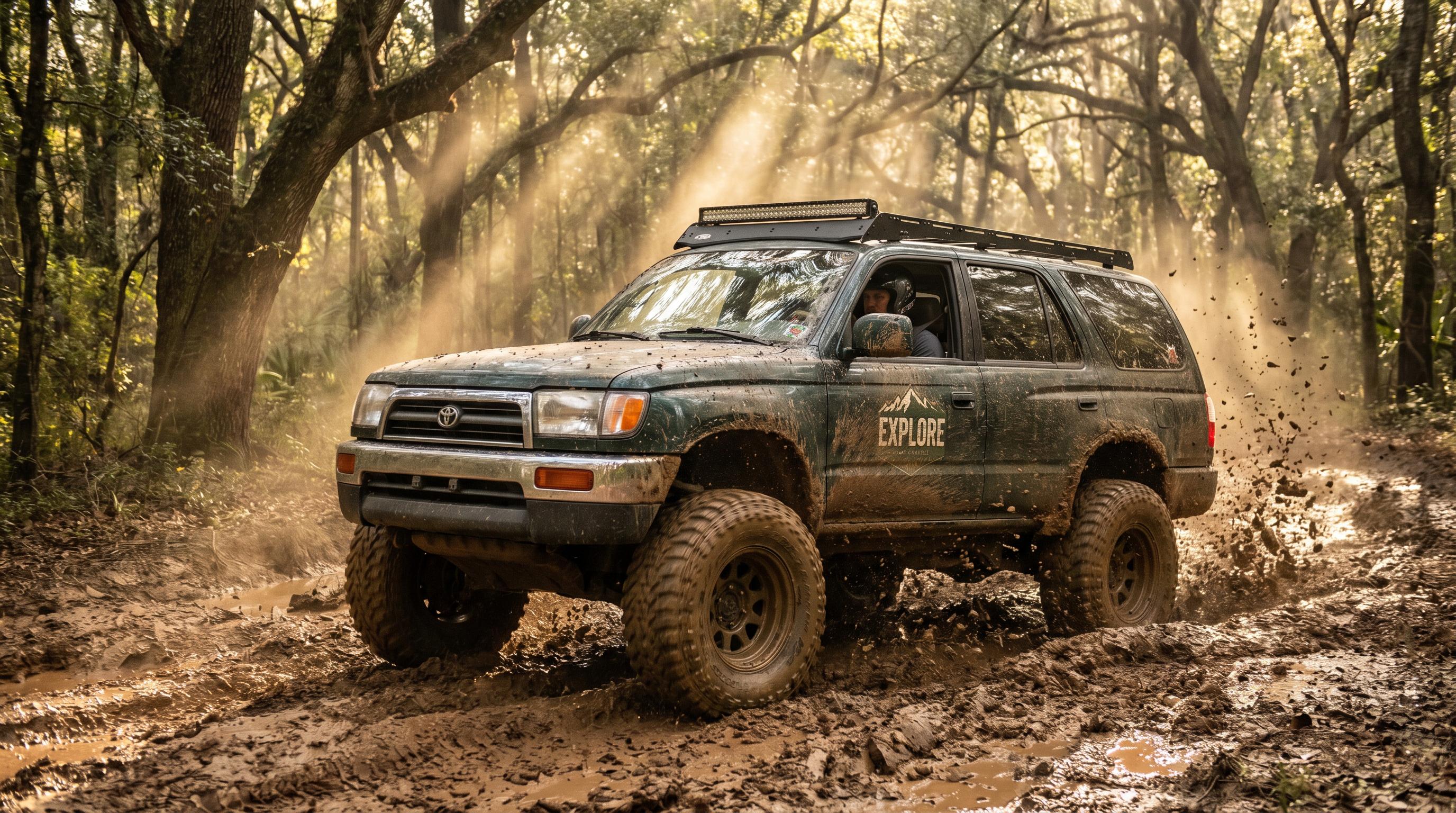 茄子视频越野车测评视频：森林穿越