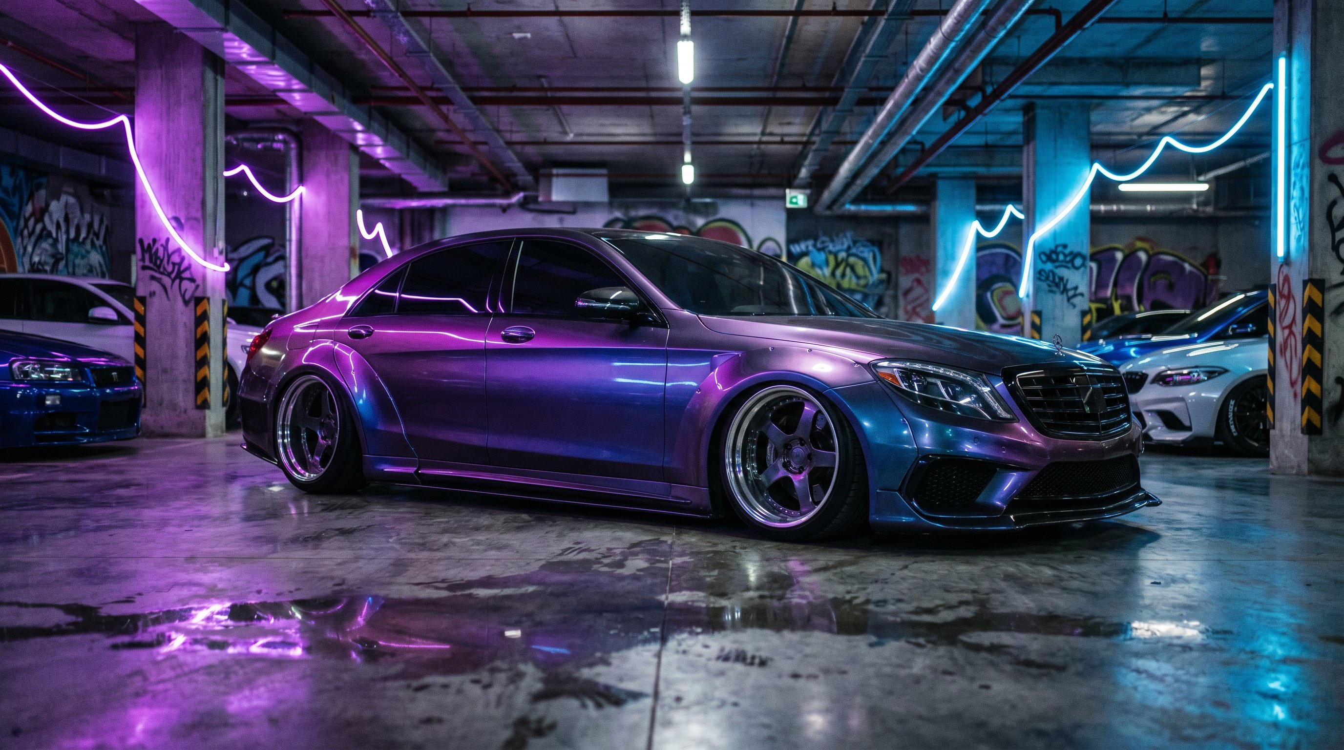 茄子视频轿车改装视频：宽体套件安装